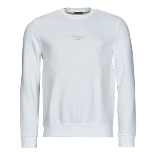 Guess  FEBO CN FLEECE  men's Sweatshirt in White
