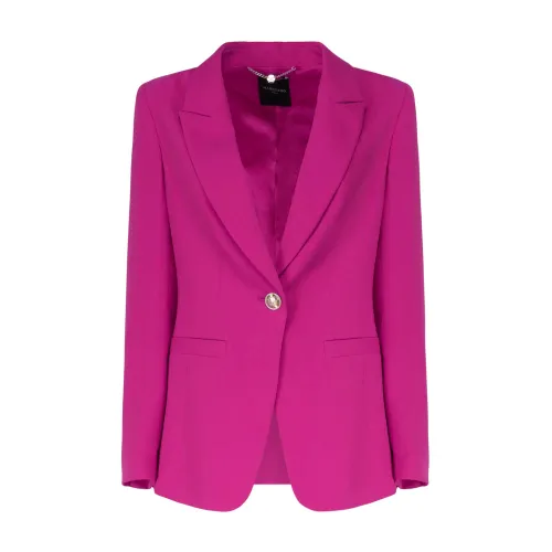 Guess , Fuchsia Synthetic Fabric Blazer Sartorial ,Pink female, Sizes: