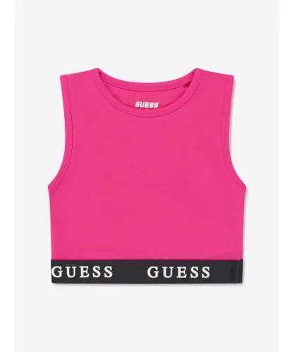 Guess Girls Active Sports Bra in Pink
