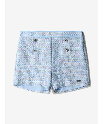 Guess Girls Tweed Shorts - Blue
