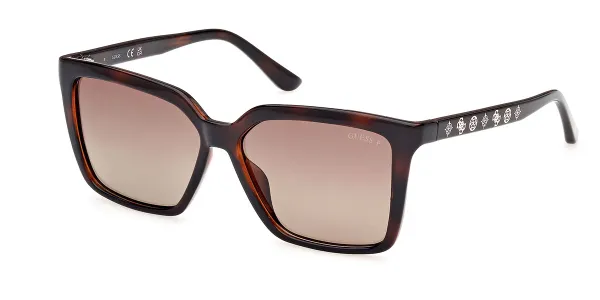 Guess GU00099 Polarized 52H Women's Sunglasses Tortoiseshell Size 55