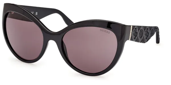 Guess GU00130 01A Women's Sunglasses Black Size 55