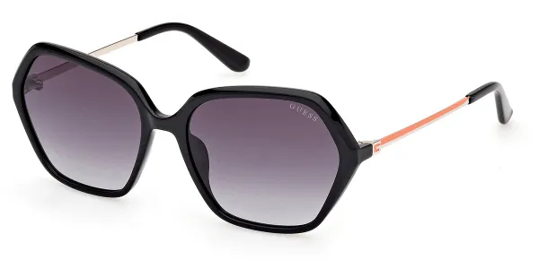 Guess GU00134 01B Women's Sunglasses Black Size 55