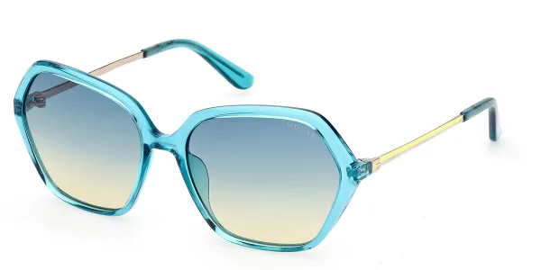 Guess GU00134 87W Women's Sunglasses Blue Size 55