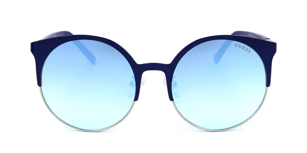 Guess GU3036-F Asian Fit 92X Men's Sunglasses Blue Size 55