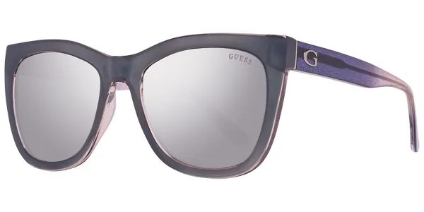 Guess GU7552 92W Women's Sunglasses Blue Size 55