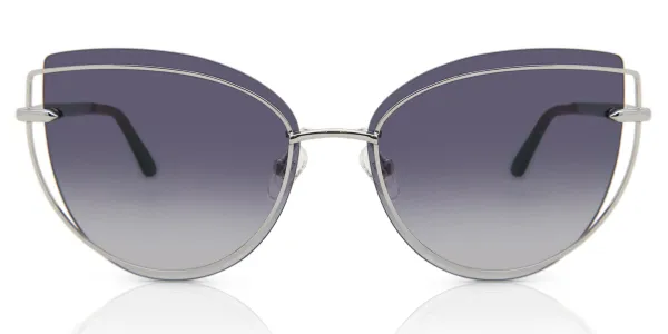 Guess GU7617 10B Women's Sunglasses Silver Size 59