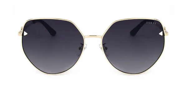 Guess GU7756-D Asian Fit 32B Women's Sunglasses Gold Size 62