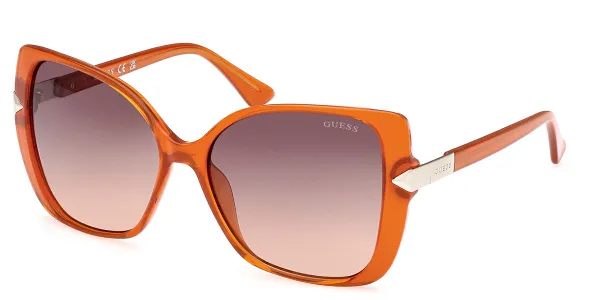 Guess GU7820 44F Women's Sunglasses Orange Size 56