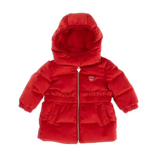 Guess , Hooded Parka ,Red female, Sizes: