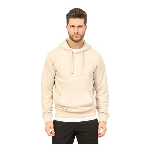 Guess , Hoodies ,Beige male, Sizes: