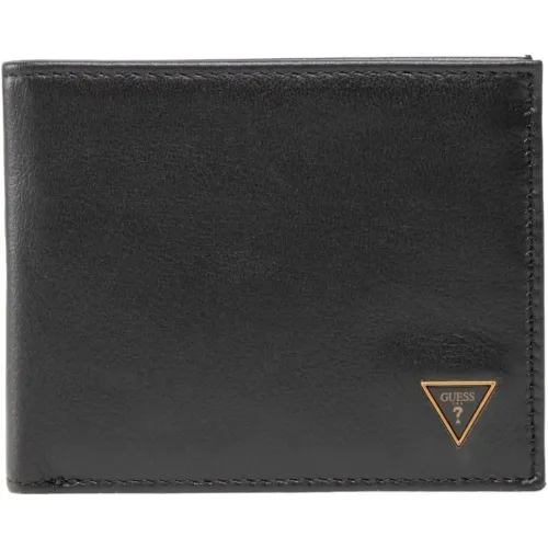 Guess , Large Logo Wallet ,Black male, Sizes: ONE SIZE