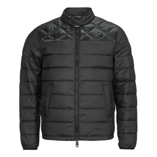 Guess  LIGHT PUFFA JACKET  men's Leather jacket in Black