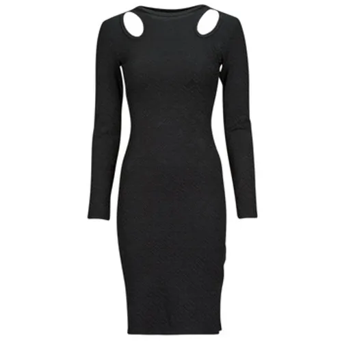 Guess  LS CN CLIO BODYCON DRESS  women's Long Dress in Black