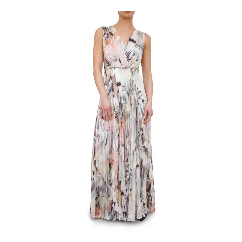 Guess , Maxi Dresses, Long Patterned Dress ,White female, Sizes: