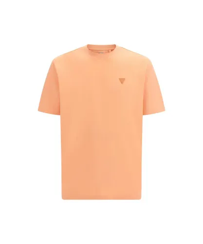 Guess Mens Hedley T-Shirt - Orange