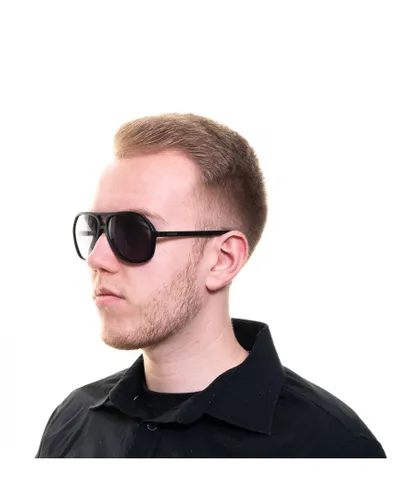 Guess Mens Sunglasses GF0217 02A Black Grey - One