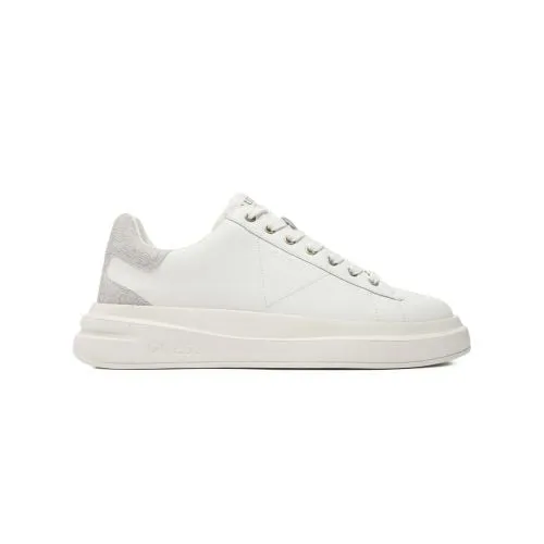 GUESS Mens White Grey Elba Trainer