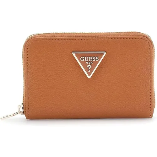 Guess , Meridian Triangle Logo Wallet ,Brown female, Sizes: ONE SIZE