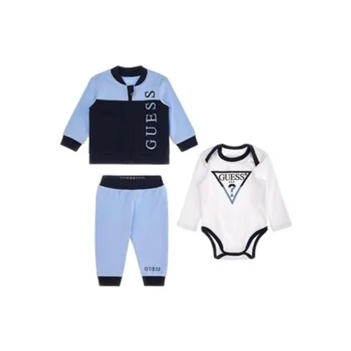 Guess  MID ORGANIC COTON  boys's Sets & Outfits in Blue