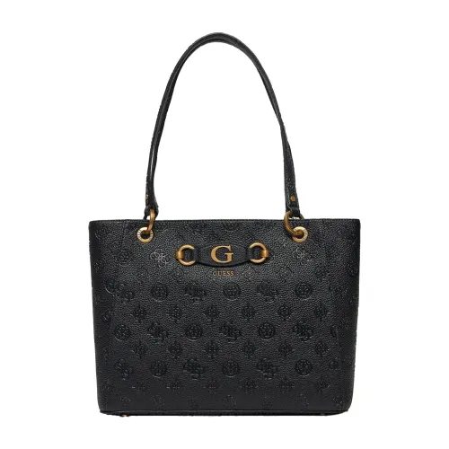 Guess , Peony Noel Tote ,Black female, Sizes: ONE SIZE