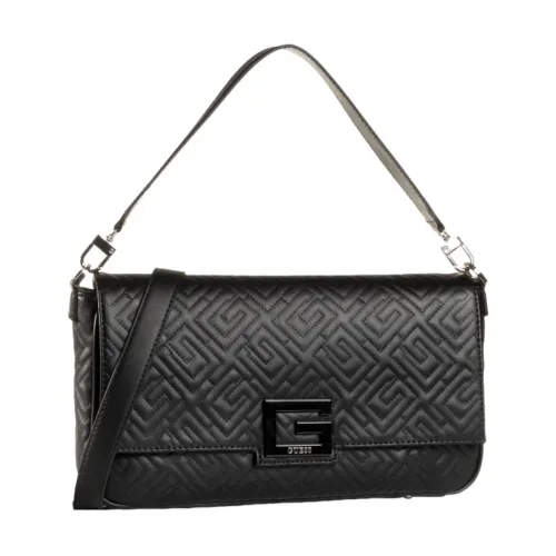 Guess , Quilted G All-Over Handbag ,Black female, Sizes: ONE SIZE