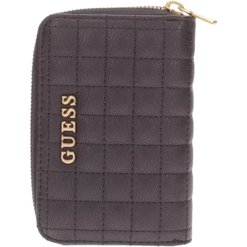 Guess , Quilted Wallet ,Black female, Sizes: ONE SIZE
