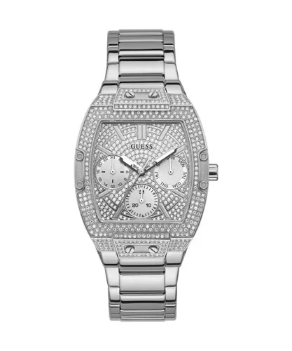 Guess Raven WoMens Silver Watch GW0104L1 Stainless Steel - One Size