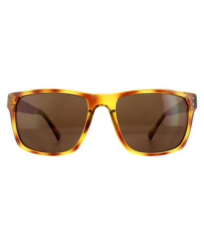 Guess Rectangle Mens Havana Brown Gradient Sunglasses - One