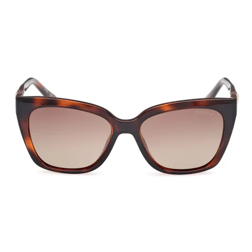 Guess , Square Polarized Sunglasses for Women ,Brown female, Sizes: