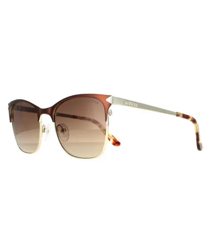 Guess Square Womens Gold Brown Gradient GU7517 Metal (archived) - One