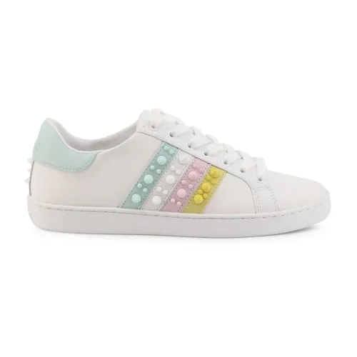 Guess , Studded Platform Sneakers ,White female, Sizes: