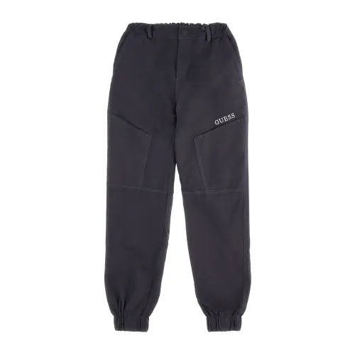 Guess , Stylish Cargo Pants for Boys ,Gray male, Sizes: