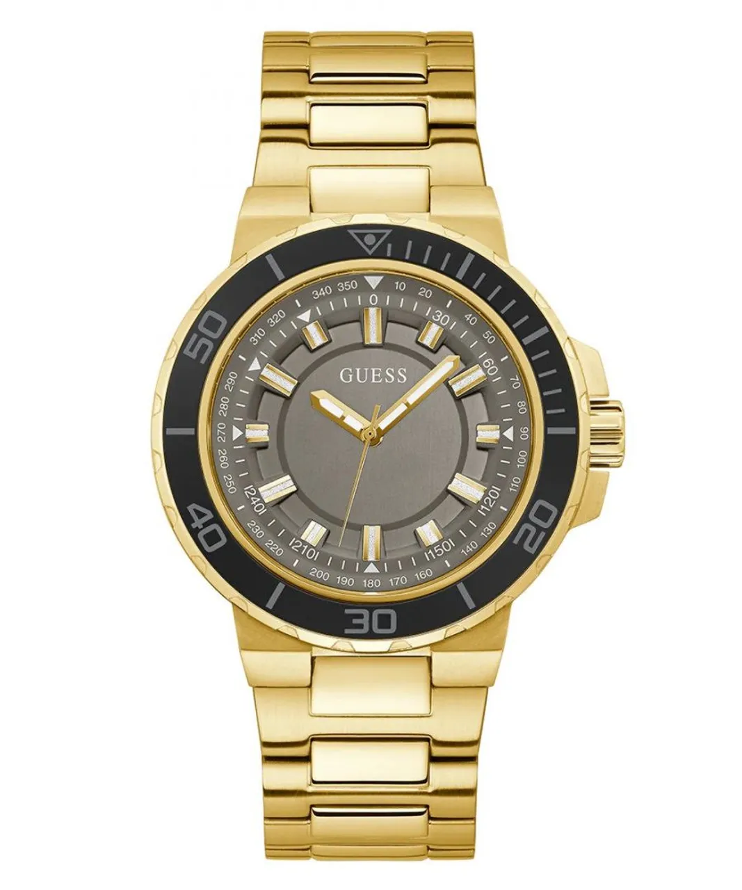 Guess Track Mens Gold Watch GW0426G2 Stainless Steel (archived) - One Size