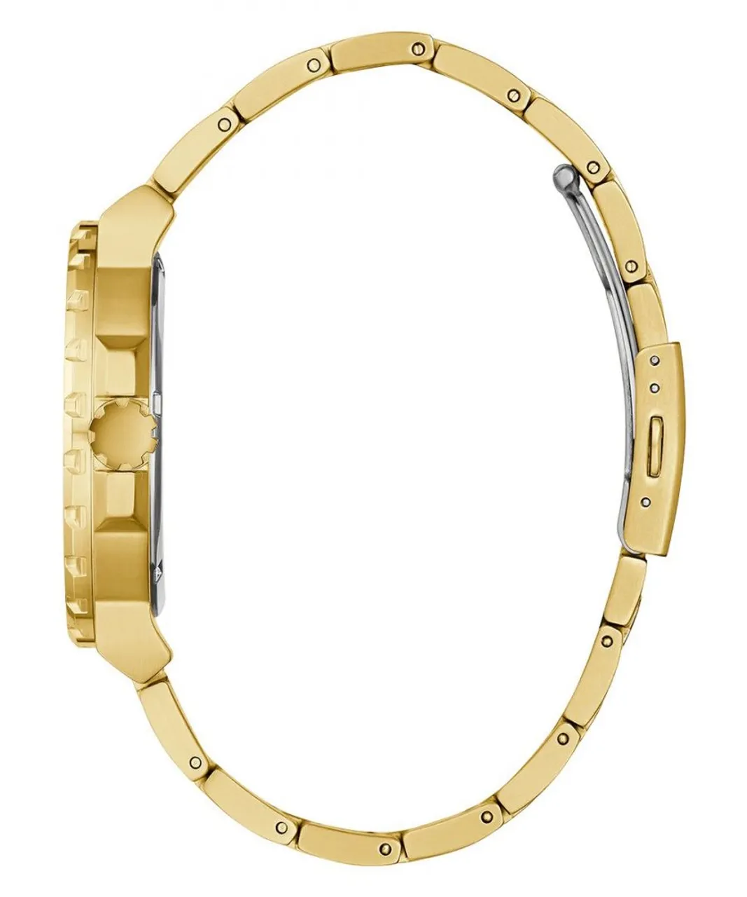 Guess Track Mens Gold Watch GW0426G2 Stainless Steel (archived) - One Size
