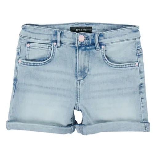 Guess  TRADITO  girls's Children's shorts in Blue