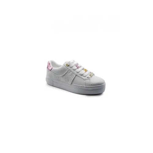 Guess , White and Pink Fljgiefal12 Shoes ,White female, Sizes: