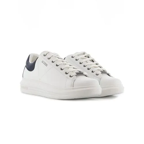 GUESS White Blue Vibo Sneaker