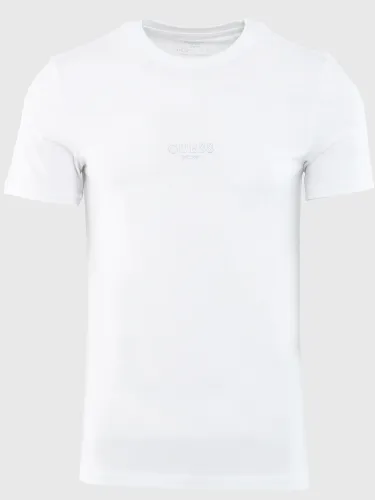 Guess White Front Logo T-Shirt