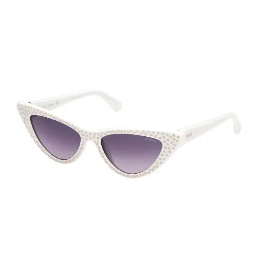 Guess , White/Grey Shaded Sunglasses ,White female, Sizes: