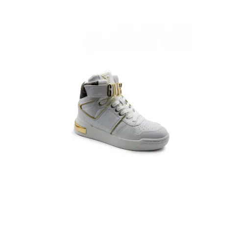 Guess , White High-Top Sneakers Flpcr3Fal12 ,White female, Sizes: