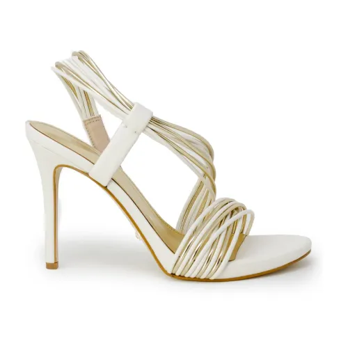 Guess , White Slip-On Stiletto Sandals ,White female, Sizes: