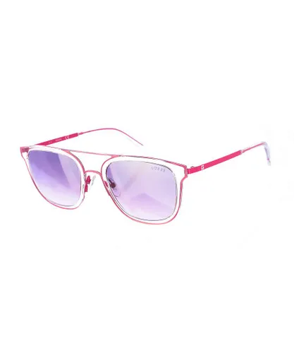 Guess Womens Acetate sunglasses with oval shape GU6981S women - Violet - One