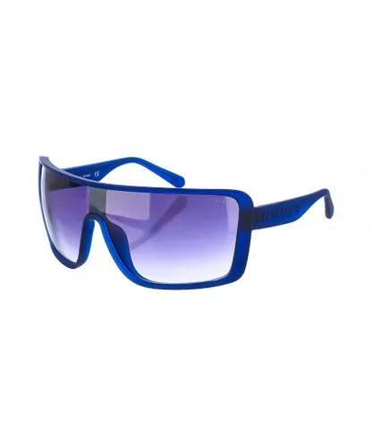 Guess Womens Acetate sunglasses with rectangular shape GU00022S women - Blue - One