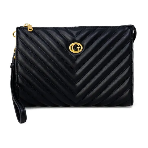 Guess , Women's Clutch Bag Autumn/Winter Collection ,Black female, Sizes: ONE SIZE