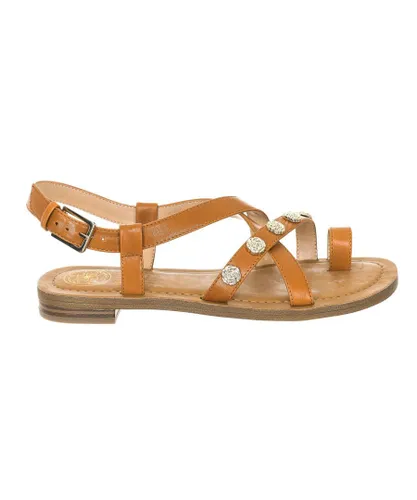 Guess Womens Flat sandals with rubber sole FL6GIELEA03 woman - Brown