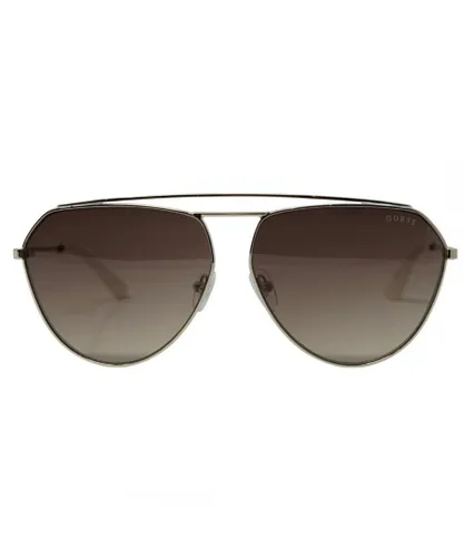 Guess Womens GU7783 32F Gold Sunglasses Metal (archived) - One