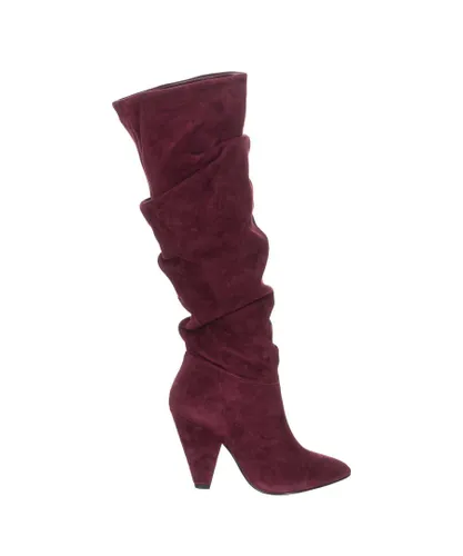 Guess Womens High heel boots 84G9E2 - Burgundy