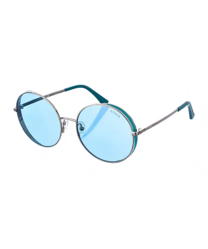 Guess Womens metal sunglasses - Blue - One