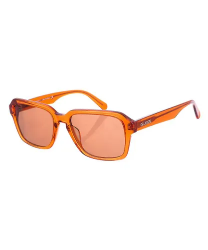 Guess Womens Rectangular shaped acetate sunglasses GU8224 women - Orange - One